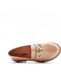 Women's mocassin in faux leather