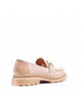 Women's mocassin in faux leather