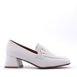 Women's mocassin in faux leather