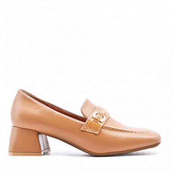 Mocassin en simili cuir pour femme