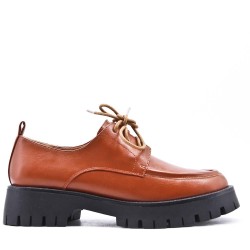 Mocassin en simili cuir pour femme