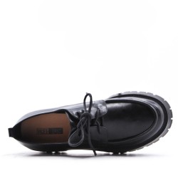 Women's mocassin in faux leather