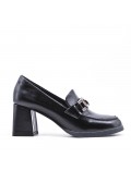 Women's mocassin in faux leather