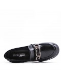 Women's mocassin in faux leather