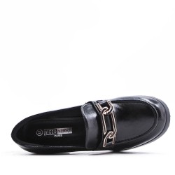 Women's mocassin in faux leather