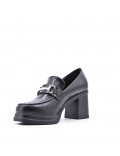 Mocassin en simili cuir pour femme