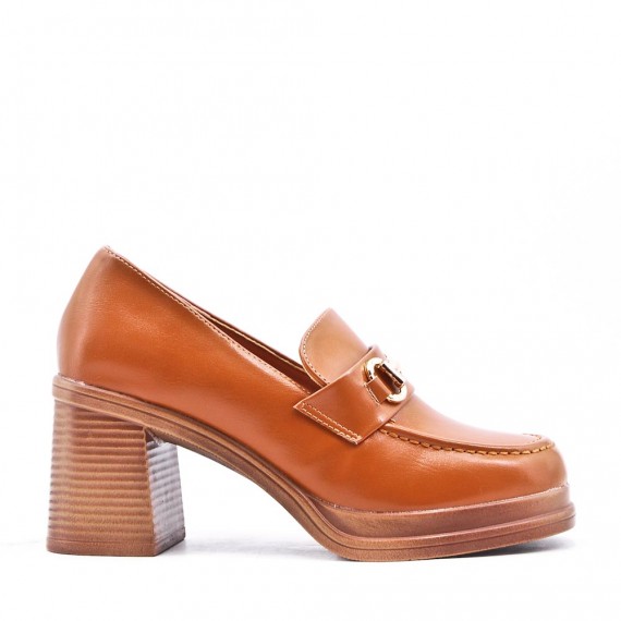 Mocassin en simili cuir pour femme