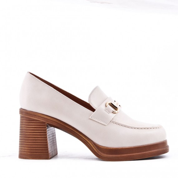 Mocassin en simili cuir pour femme