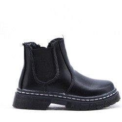 Bottine enfant en simili cuir 