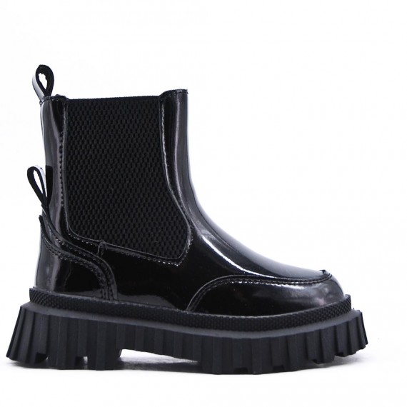 Faux leather children's boot