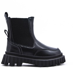 Bottine enfant en simili cuir 