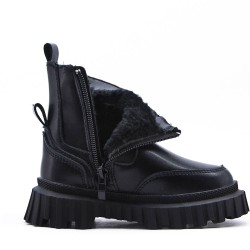Bottine enfant en simili cuir 