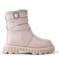 Bottine enfant en simili cuir 