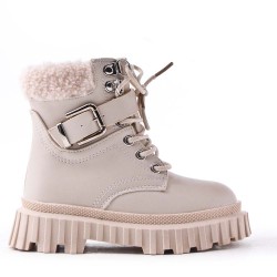 Bottine enfant en simili cuir 