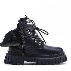 Bottine enfant en simili cuir 