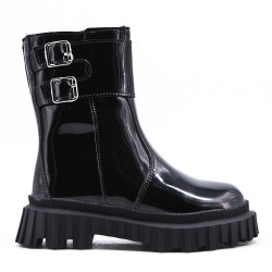 Bottine enfant en simili cuir 