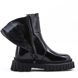 Bottine enfant en simili cuir 
