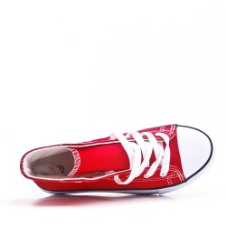 Canvas tennis shoes