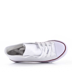 Canvas tennis shoes