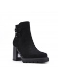 Ankle boot in faux suede