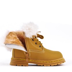 Bottine enfant en simili cuir 