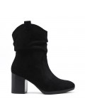 Ankle boot in faux suede