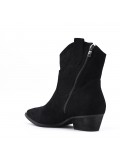 Ankle boot in faux suede