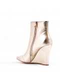 Bottine en simili cuir