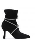 Ankle boot in faux suede