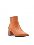 Faux leather ankle boot