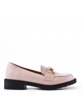 Mocassin en simili cuir pour femme