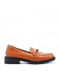 Mocassin en simili cuir pour femme