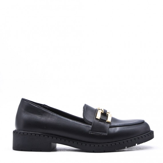 Women's mocassin in faux leather