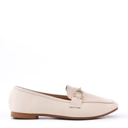 Mocassin en simili cuir pour femme