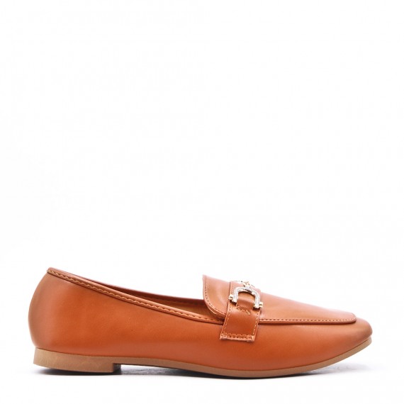 Women's mocassin in faux leather