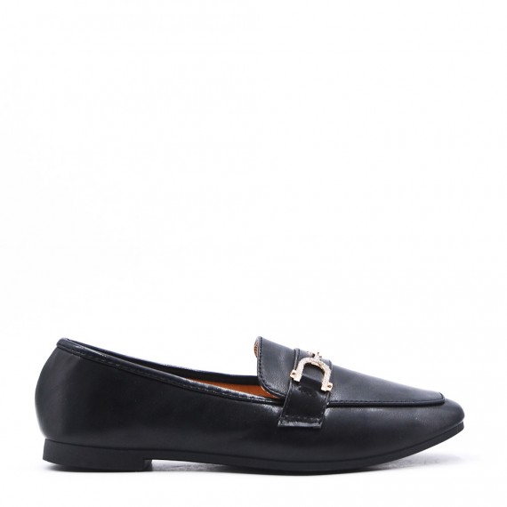 Women's mocassin in faux leather