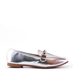 Women's mocassin in faux leather