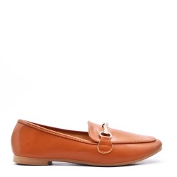 Mocassin en simili cuir pour femme