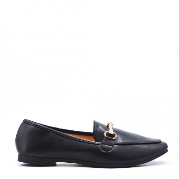 Mocassin en simili cuir pour femme