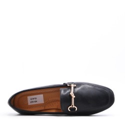 Women's mocassin in faux leather 