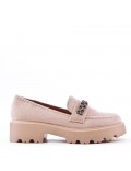 Women's mocassin in faux leather