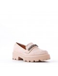 Women's mocassin in faux leather