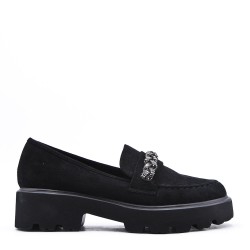 Women's mocassin in faux leather