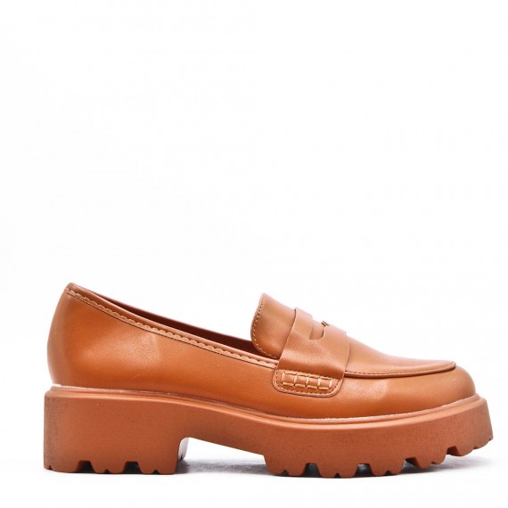 Women's mocassin in faux leather