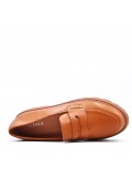 Mocassin en simili cuir pour femme