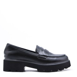 Women's mocassin in faux leather