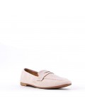 Women's mocassin in faux suede 