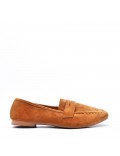 Women's mocassin in faux suede 