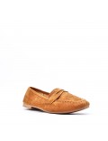 Women's mocassin in faux suede 