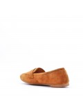 Women's mocassin in faux suede 